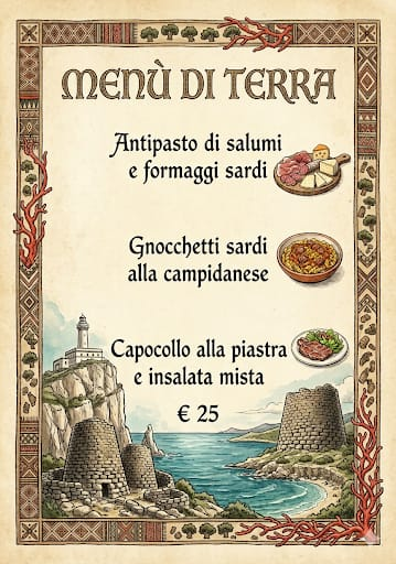 Menù di Terra — Sapori della Sardegna interna