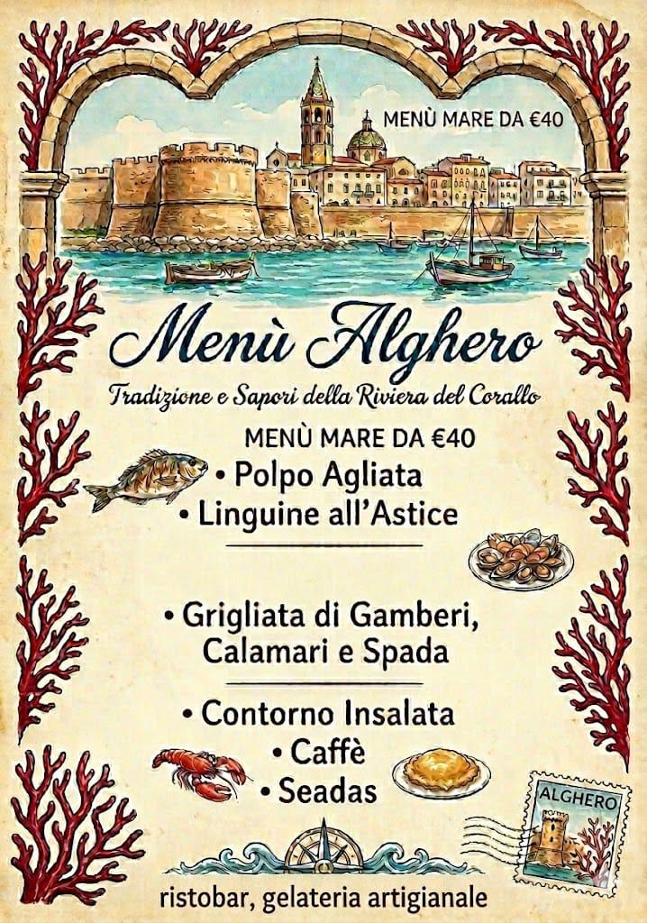 Menù Alghero — Mare da €40: tradizione e sapori della Riviera del Corallo