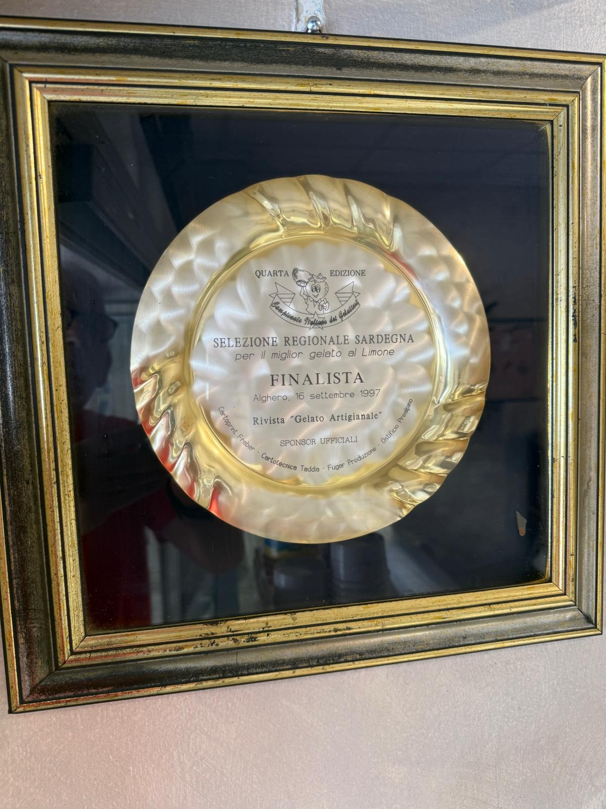 Finalista — Miglior gelato al limone, Sardegna 1997